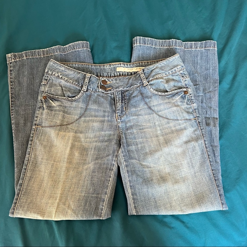 DKNY petite flare jeans